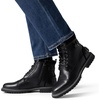 Bruno Marc Men’s Motorcycle Boots Oxford Dress Boot | Snow Boots(Black)