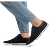 Bruno Marc Men’s Oxfords Sneakers Casual Dress Shoes | Classic Canvas Tennis Office Work Shoes(Black)