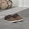 Bruno Marc Men’s Oxfords Sneakers Casual Dress Shoes | Classic Canvas Tennis Office Work Shoes(Dark Brown)