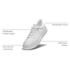Bruno Marc Mens Slip On Casual Sneakers | Hands Free Fashion Sneakers Breeze Mesh Casual Walking Shoes Comfortable Lightweight Non Slip(White)