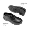 DREAM PAIRS Boys Girls Dress Shoes Kids Uniform Formal Classic Oxfords Lace-up for Toddler Little Big Kid(All Black)