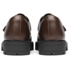 DREAM PAIRS Boys’ Uniform & School Shoes Dress Slip-On Loafers Casual Flat Shoes (Toddler/Little Kid/Big Kid)(Brown)