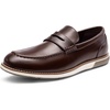 Bruno Marc Men’s Dress Penny Loafer Slip-on Shoes | Arch Support Comfortable Foam Insole Easy Wear Daily Office Formal Business Wedding Casual(Dark Brown)