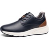 Bruno Marc Men’s Dress Sneakers MaxFlex ActiveMetro | Cushioned KineticFoam Midsole, Breathable Insole, Non-slip Rubber Outsole, Stylish Versatile Weekend Walks & Light Activities(Dark Blue)