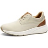 Bruno Marc Men’s Dress Sneakers MaxFlex ActiveMetro | Cushioned KineticFoam Midsole, Breathable Insole, Non-slip Rubber Outsole, Stylish Versatile Weekend Walks & Light Activities(Khaki)