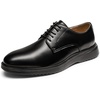 Bruno Marc Men’s MaxFlex Polish Casual Dress Lace-Up Oxfords Business Formal Derby Sneakers(Black-02)