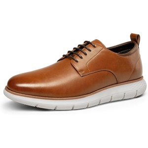 Bruno Marc Men’s Casual Dress Sneakers Business Shoes | Lightweight EVA Sole, Foam Padded Collar, Slip-Resistant Rubber Patches for Business Casual Work & Travel Wear(Brown)