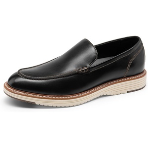 Bruno Marc Men’s Dress Slip-on Classic Loafers Formal Shoes(Black)