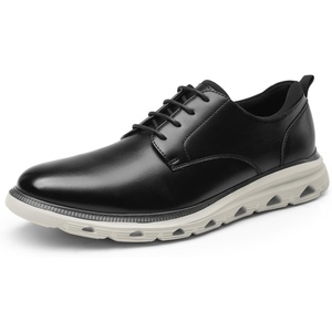 Bruno Marc Men’s Dress Sneakers Casual Lace up Oxford Formal Shoes(Black)