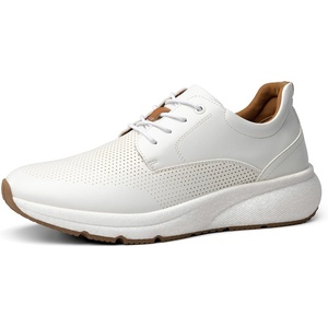 Bruno Marc Men’s Dress Sneakers MaxFlex ActiveMetro | Cushioned KineticFoam Midsole, Breathable Insole, Non-slip Rubber Outsole, Stylish Versatile Weekend Walks & Light Activities(White)
