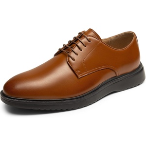 Bruno Marc Men’s MaxFlex Polish Casual Dress Lace-Up Oxfords Business Formal Derby Sneakers(Brown-02)