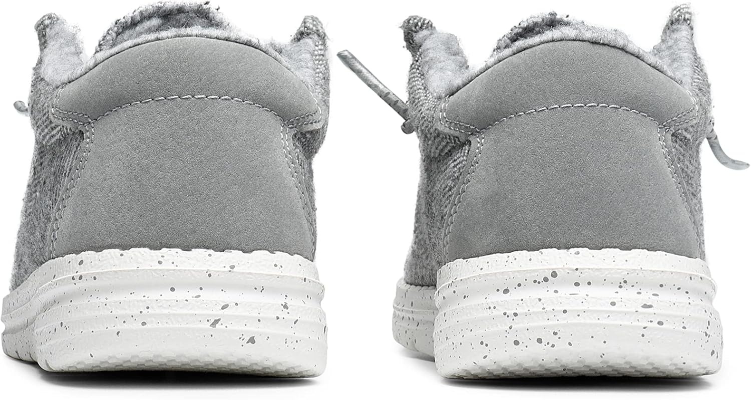 image:imageBruno Marc Boys Girls Warm Winter Loafer Fuzzy Casual Slip On Shoes ToddlerLittle KidBig KidGrey