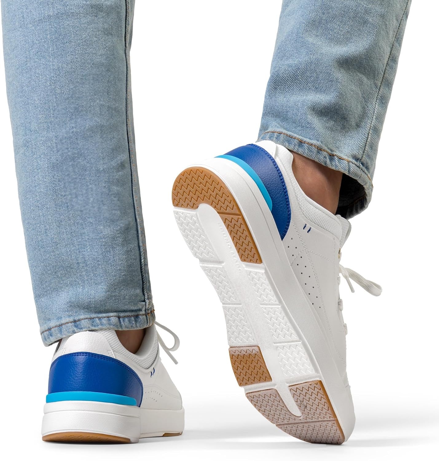 image:imageBruno Marc Mens Lightweight Casual Dress Fashion Sneakers Fashion Breathable Comfortable Flexible Skating Business Shoes Tennis Laceup Nonslip Lowtop Simpledress Walking VersatileWhiteBlue