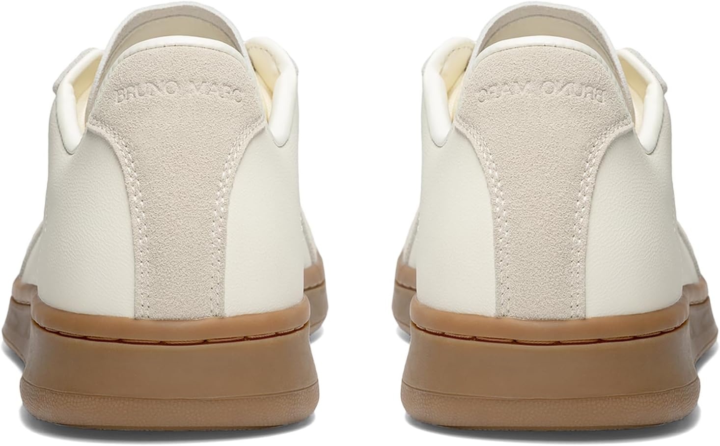 image:imageBruno Marc Mens Retro Fashion Sneakers AllDay Comfortable Lightweight Skating Fashion Business Tennis Laceup Nonslip Lowtop Versatile StyleBeige