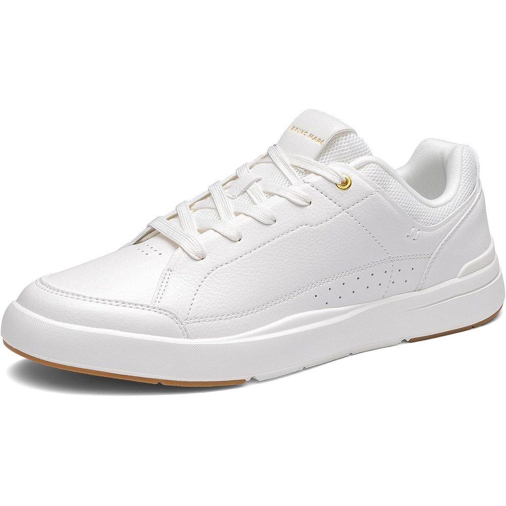 image:imageBruno Marc Mens Lightweight Casual Dress Fashion Sneakers Fashion Breathable Comfortable Flexible Skating Business Shoes Tennis Laceup Nonslip Lowtop Simpledress Walking VersatileWhite