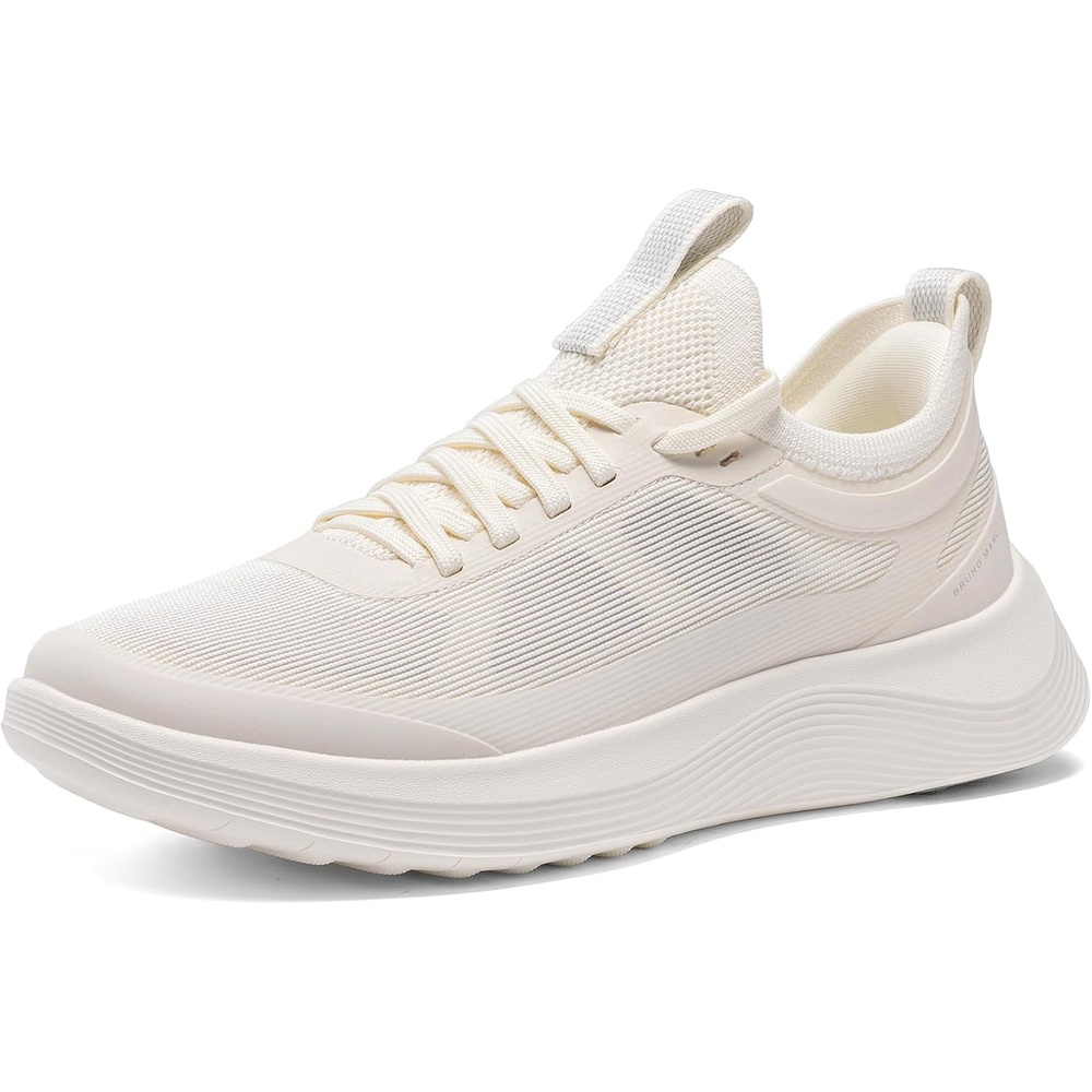 image:imageBruno Marc Mens Mesh Tennis Sneakers Casual Shoes AllDay Comfort Walking Breathable LightweightAll White