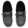 Bruno Marc Boys Girls Warm Winter Loafer Fuzzy Casual Slip On Shoes (Toddler/Little Kid/Big Kid)(Black)