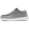 Bruno Marc Boys Girls Warm Winter Loafer Fuzzy Casual Slip On Shoes (Toddler/Little Kid/Big Kid)(Grey)