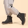 Bruno Marc Boy’s Winter Snow Boots | Non-Slip Outdoor Ankle Boots(Black)