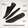 Bruno Marc Men’s Casual Dress Sneakers Tennis Shoes | All-day comfort breathable lightweight walking shoes, versatile for work, travel, shopping, and relaxed weekends.(All Black)