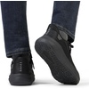 Bruno Marc Men’s Cushioning Casual Walking Shoes | Run Small Size Up Comfort Wide Toe Sneakers(All Black)