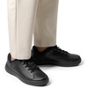 Bruno Marc Men’s Lightweight Casual Dress Fashion Sneakers | Fashion Breathable Comfortable Flexible Skating Business Shoes Tennis Lace-up Non-slip Lowtop Simpledress Walking Versatile(All Black)
