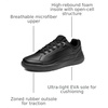 Bruno Marc Men’s Lightweight Casual Dress Fashion Sneakers | Fashion Breathable Comfortable Flexible Skating Business Shoes Tennis Lace-up Non-slip Lowtop Simpledress Walking Versatile(All Black)