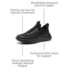 Bruno Marc Men’s Mesh Tennis Sneakers Casual Shoes | All-Day Comfort Walking, Breathable, Lightweight(All Black)