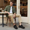 Bruno Marc Men’s Slip-on Casual Dress Sneakers | All-Day Comfort Cushioning Breathable Walking Shoes(All Black)