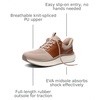 Bruno Marc Men’s Slip-on Casual Dress Sneakers | All-Day Comfort Cushioning Breathable Walking Shoes(Brown)