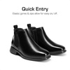DREAM PAIRS Boy’s Chelsea Boots | Side Zipper Classic Dress Boots for Kids, Fit Daily & Party Wear(Black)