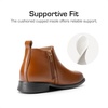 DREAM PAIRS Boy’s Chelsea Boots | Side Zipper Classic Dress Boots for Kids, Fit Daily & Party Wear(Camel)