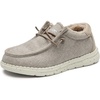 Bruno Marc Boys Girls Warm Winter Loafer Fuzzy Casual Slip On Shoes (Toddler/Little Kid/Big Kid)(Brown)