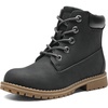 Bruno Marc Boy’s Winter Snow Boots | Non-Slip Outdoor Ankle Boots(Black)