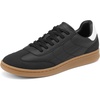 Bruno Marc Men’s Casual Dress Sneakers Shoes | Lightweight Comfortable Fashion T-Toe Skate Shoes(Black)