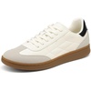 Bruno Marc Men’s Casual Dress Sneakers Shoes | Lightweight Comfortable Fashion T-Toe Skate Shoes(White)