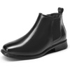 DREAM PAIRS Boy’s Chelsea Boots | Side Zipper Classic Dress Boots for Kids, Fit Daily & Party Wear(Black)