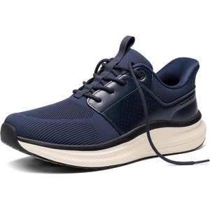 Bruno Marc Men’s Slip-on Casual Dress Sneakers | All-Day Comfort Cushioning Breathable Walking Shoes(Dark Blue)