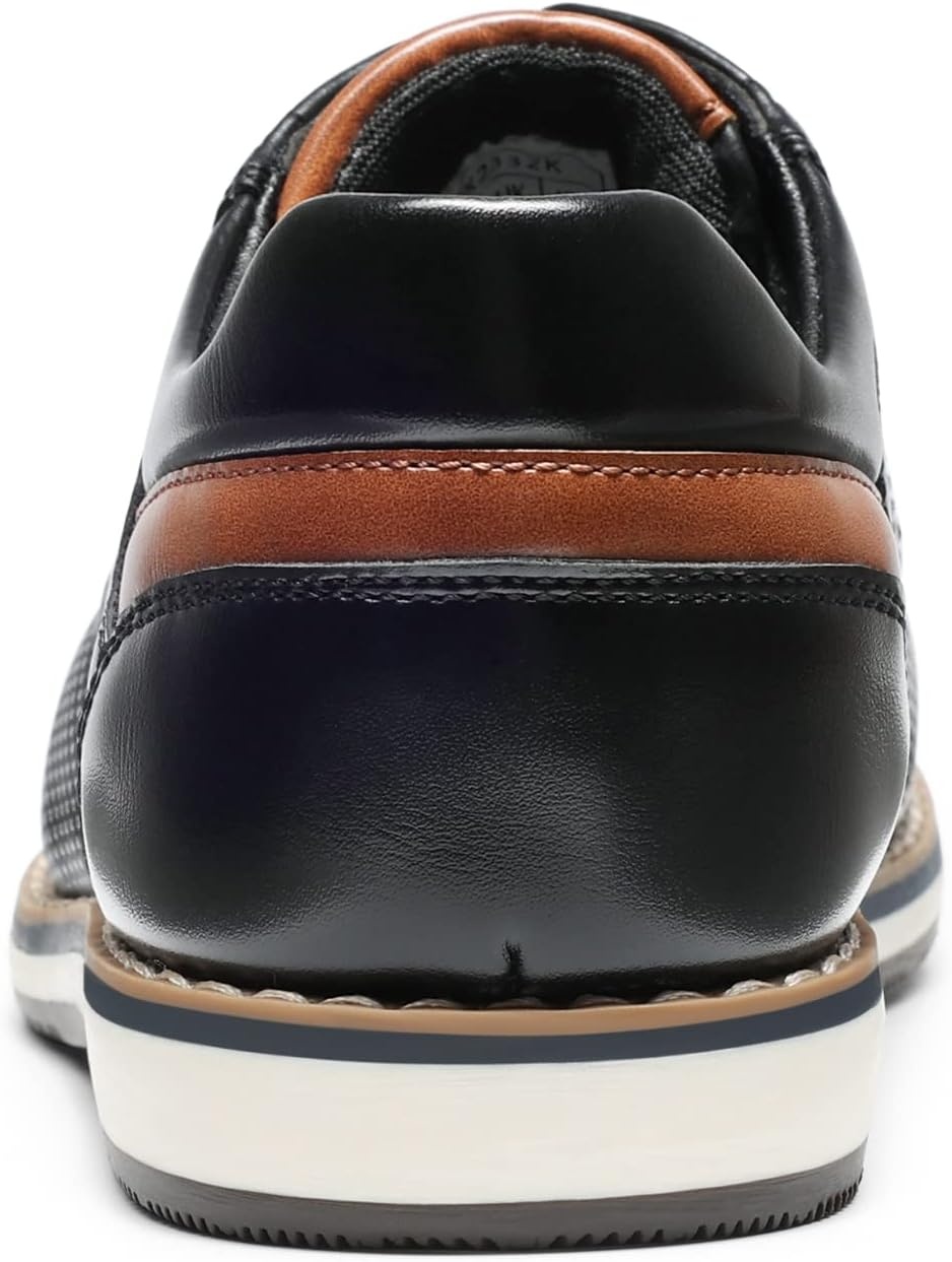 image:imageBruno Marc Boys Dress Casual Uniform Formal Shoes A textured TPR outsole allows your little boys to play or walk with greater stabilityBlack