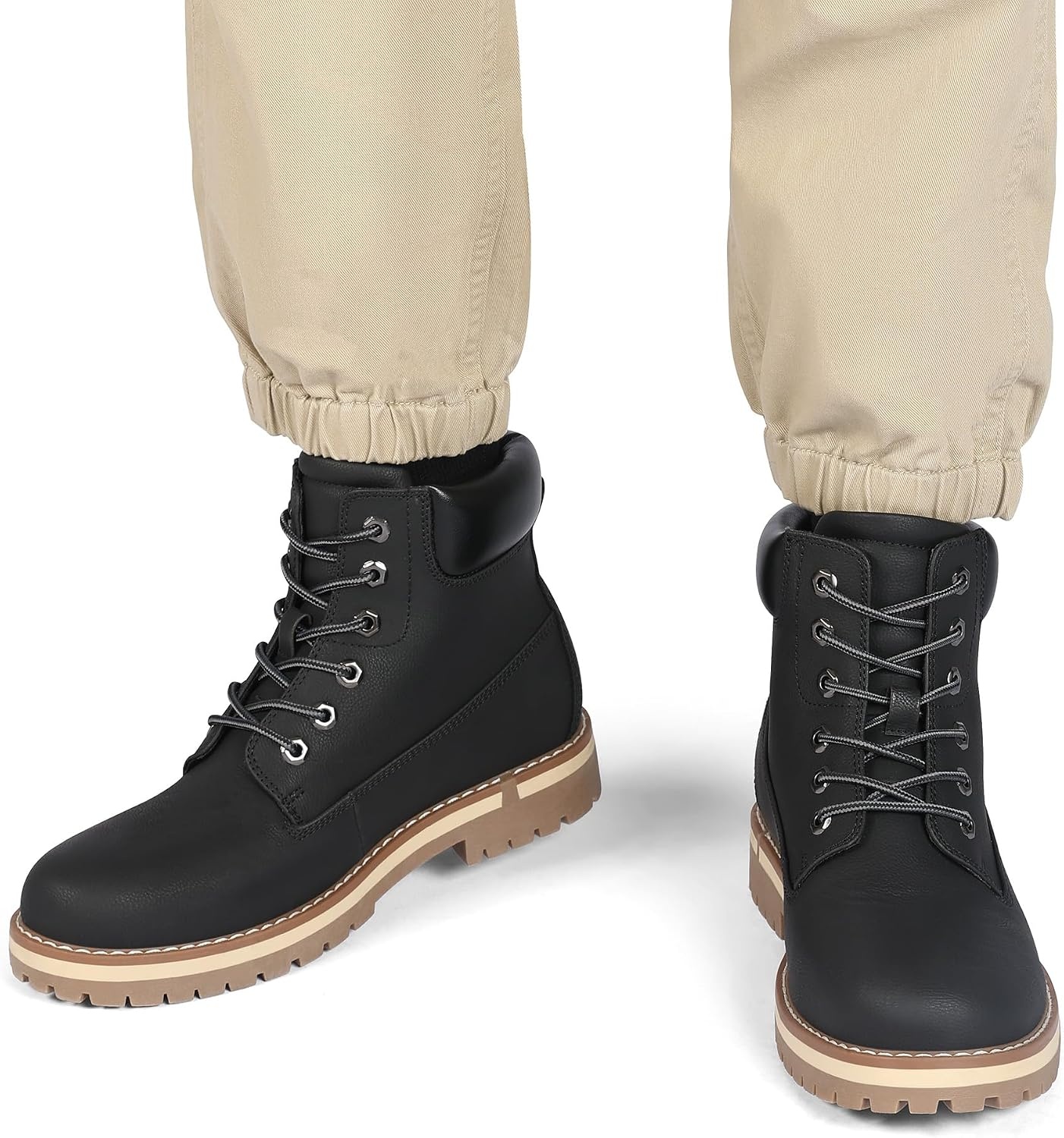 image:imageBruno Marc Mens Classic Winter Fall Casual Boots Warm ColdWeather Work Boots 30BlackMesh