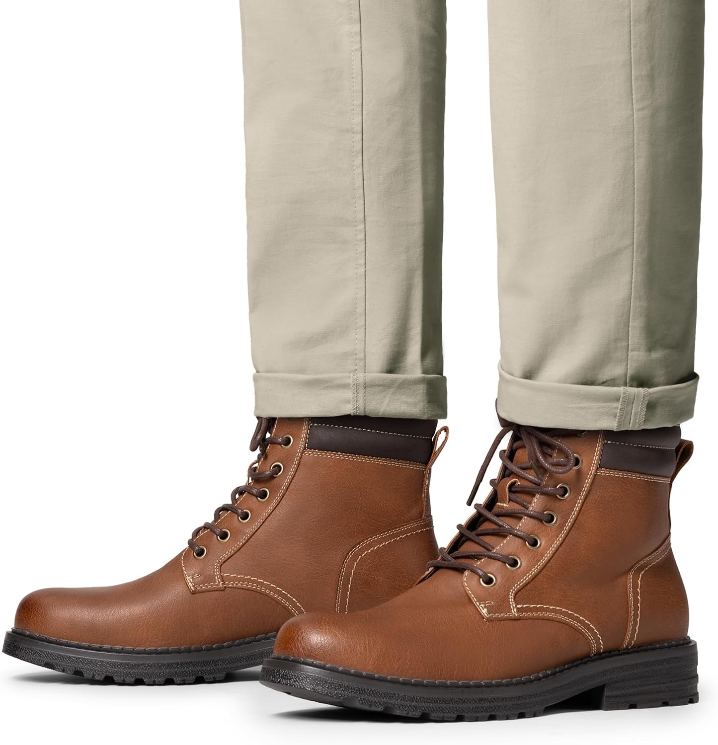 image:imageBruno Marc Mens Dress Oxford Fashion and Comfort Ankle Lace Up BootsBrown
