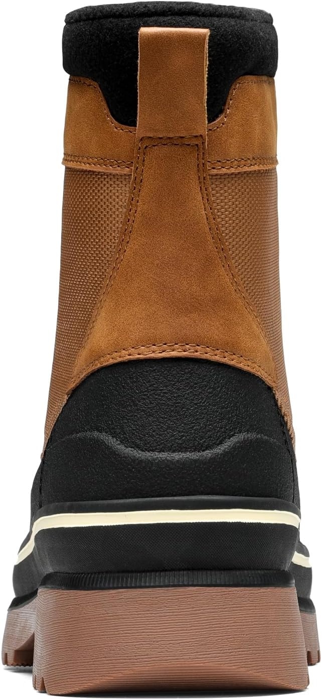 image:imageBruno Marc Mens Insulated Waterproof Snow Boots 200g insulation retains heat to 25F sealed build keeps feet dry rubber outsole boosts grip durable upper resists wearBrownYellowNet