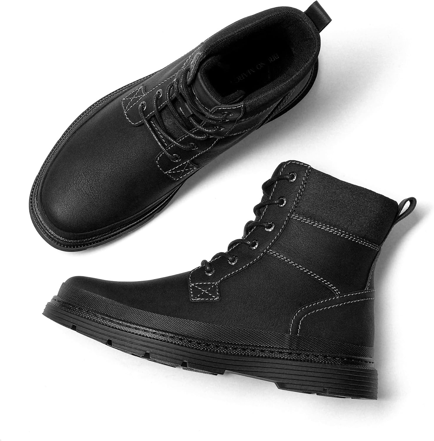 image:imageBruno Marc Mens Snow Winter Insulated Waterproof Outdoor BootsBlack