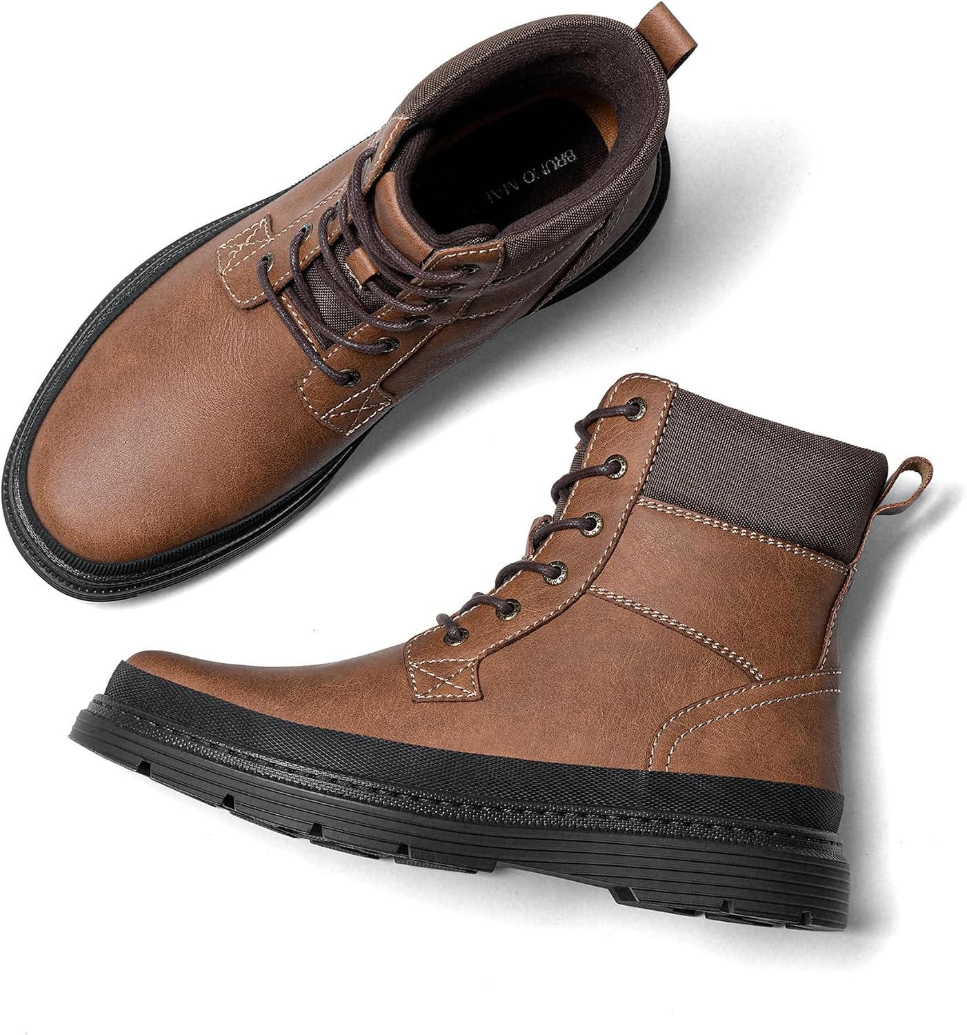 image:imageBruno Marc Mens Snow Winter Insulated Waterproof Outdoor BootsBrown