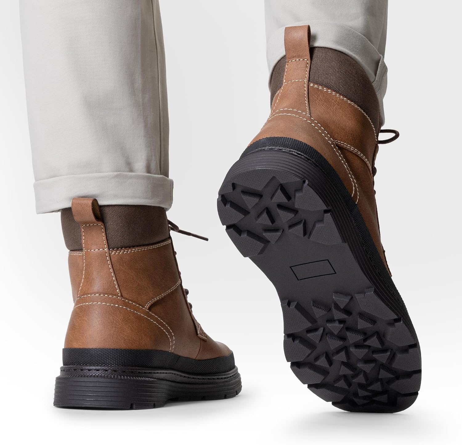 image:imageBruno Marc Mens Snow Winter Insulated Waterproof Outdoor BootsBrown