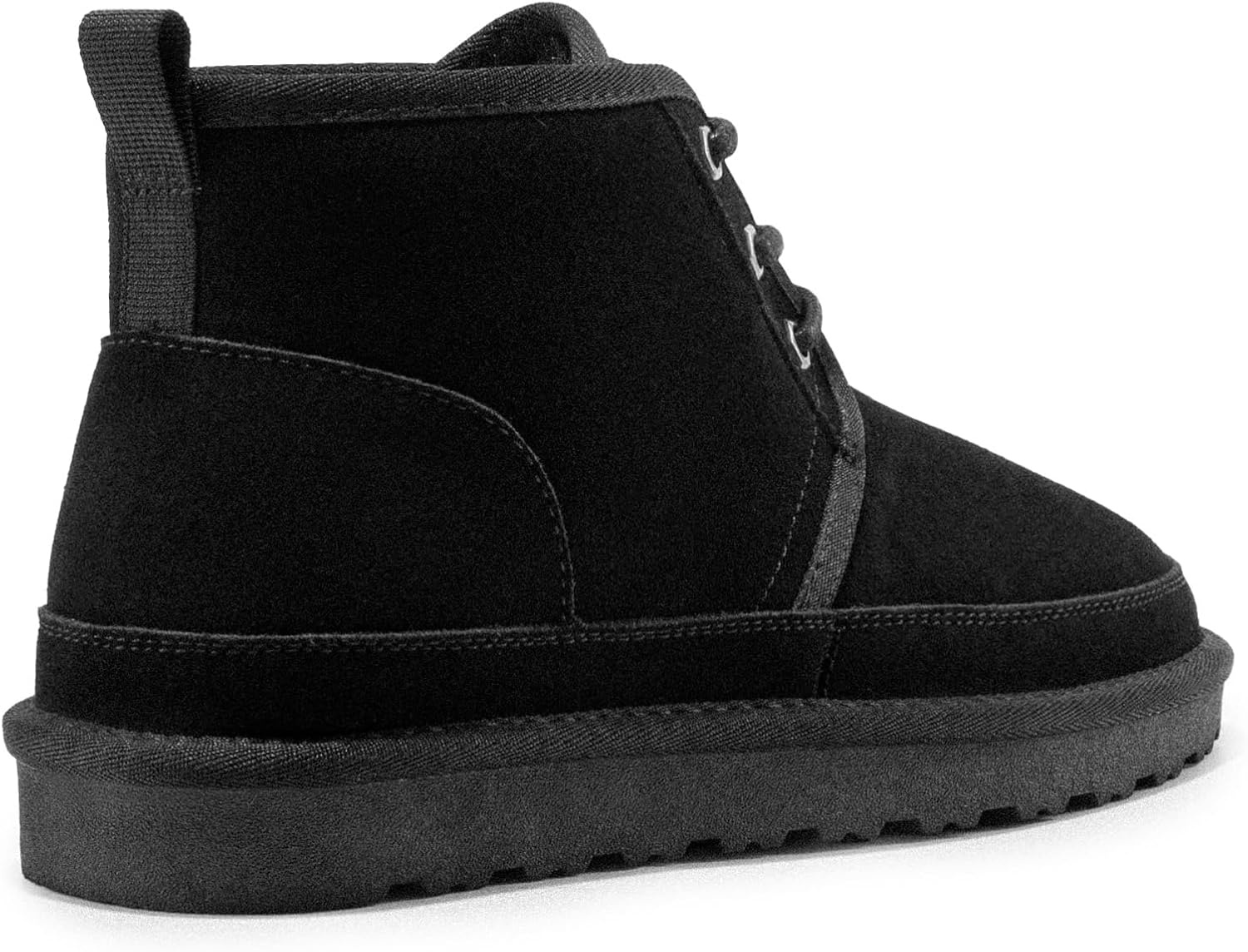 image:imageBruno Marc Mens Winter Snow Boots FuzzyGo Cozy Suede Leather Cold Weather Warm Outdoor Casual Ankle BootsBlack