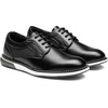 Bruno Marc Boy’s Casual Dress Uniform Oxford | Comfort Uniform Formal Sneaker Shoes Smooth Upper Cushioned Steps Stable Footing(Black)