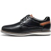 Bruno Marc Boy’s Dress Casual Uniform Formal Shoes | A textured TPR outsole allows your little boys to play or walk with greater stability(Black)