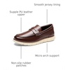 Bruno Marc Men’s Casual Dress Shoes Penny Loafers | Enhanced Comfort Slip on Supple PU Upper Sponge Insole Micro Arch Support Lightweight Daily Casual Formal Driving Travel(Dark Brown)