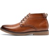 Bruno Marc Men’s Classic Dress Derby Oxfords Chukka Boots | Classic Brogue Details, Soft Elastic Heel, Grippy TPR Sole, PU Upper, Fit for Office, Events & Daily Wear(Brown)